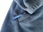 Vintage Uneek Black fleece full zip high neck jacket in L|L32 W22| SKU 4415