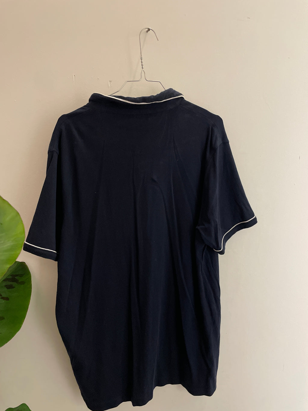 Vintage pierre cardin paris blue polo shirt size XL