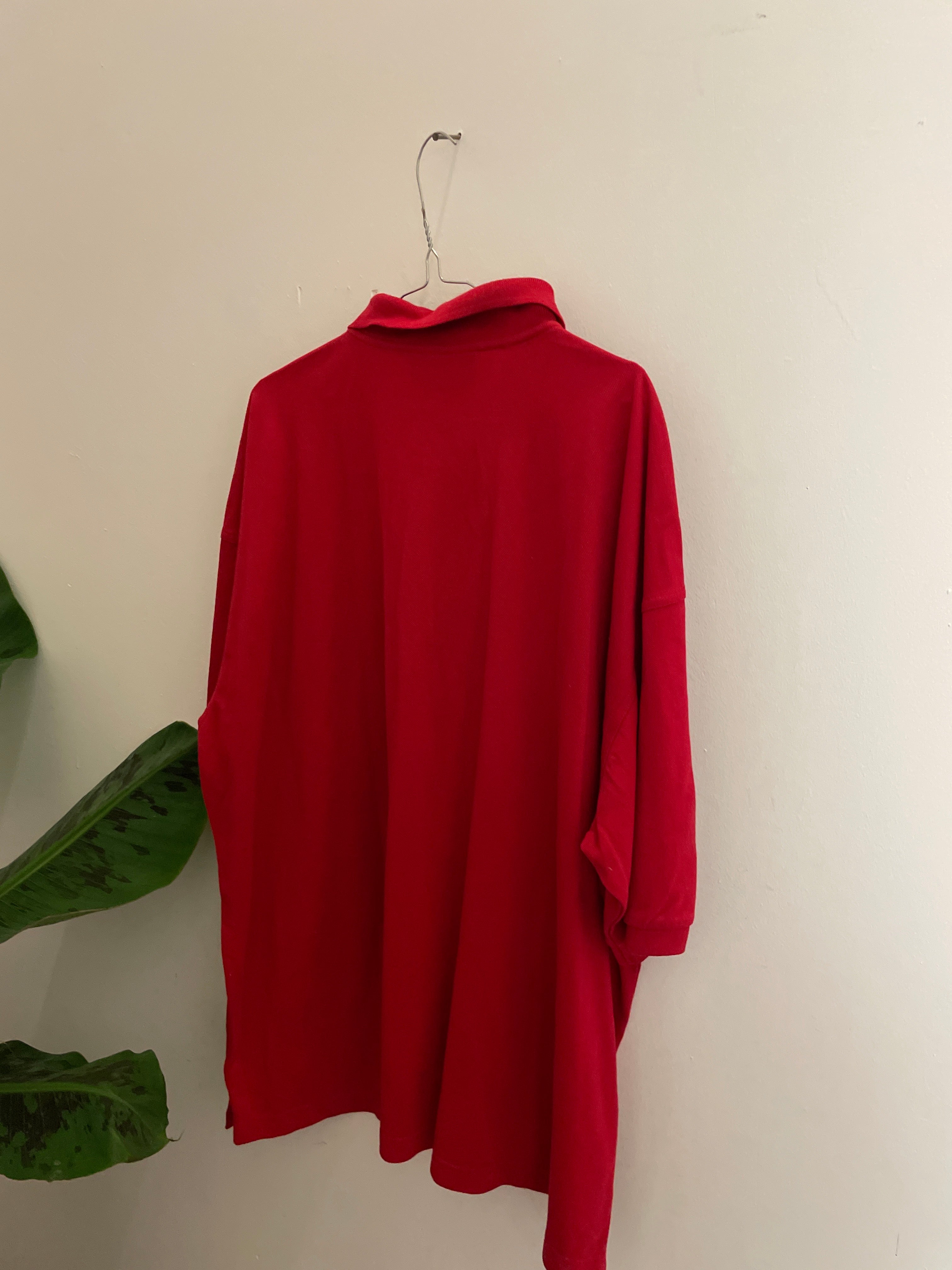 Vintage Cogs by bluemax red mens polo shirt size XXXL