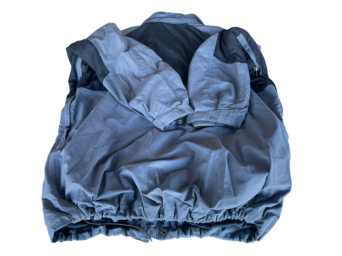 Vintage Columbia sportwear grey full zip windbreaker jacket in M|L31W21|SKU 4417