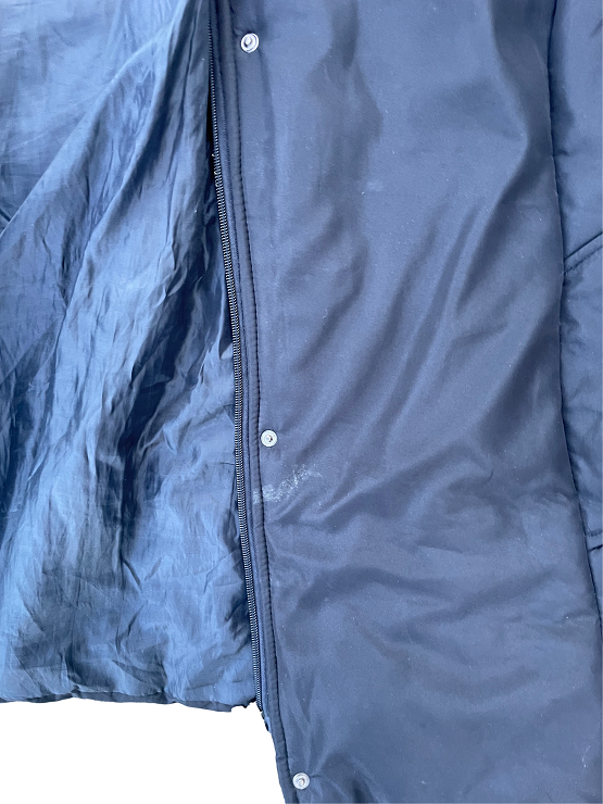 Vintage Miax sport wear black padded full zip jacket in 2XL|L32 W24|SKU 4418