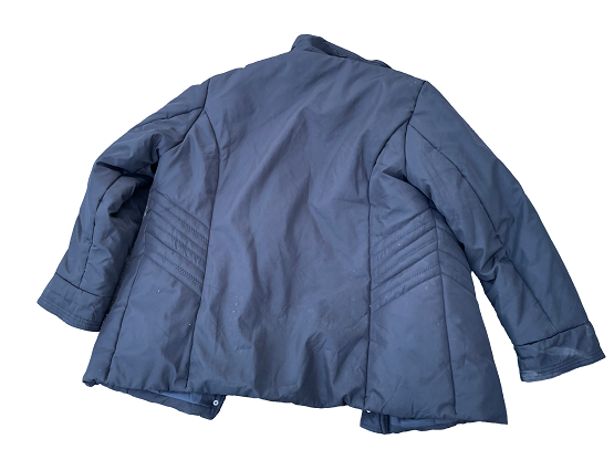 Vintage Miax sport wear black padded full zip jacket in 2XL|L32 W24|SKU 4418