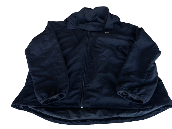 Vintage Fred Perry black hoodie windbreaker jacket in XL|L31 W25| SKU 4419