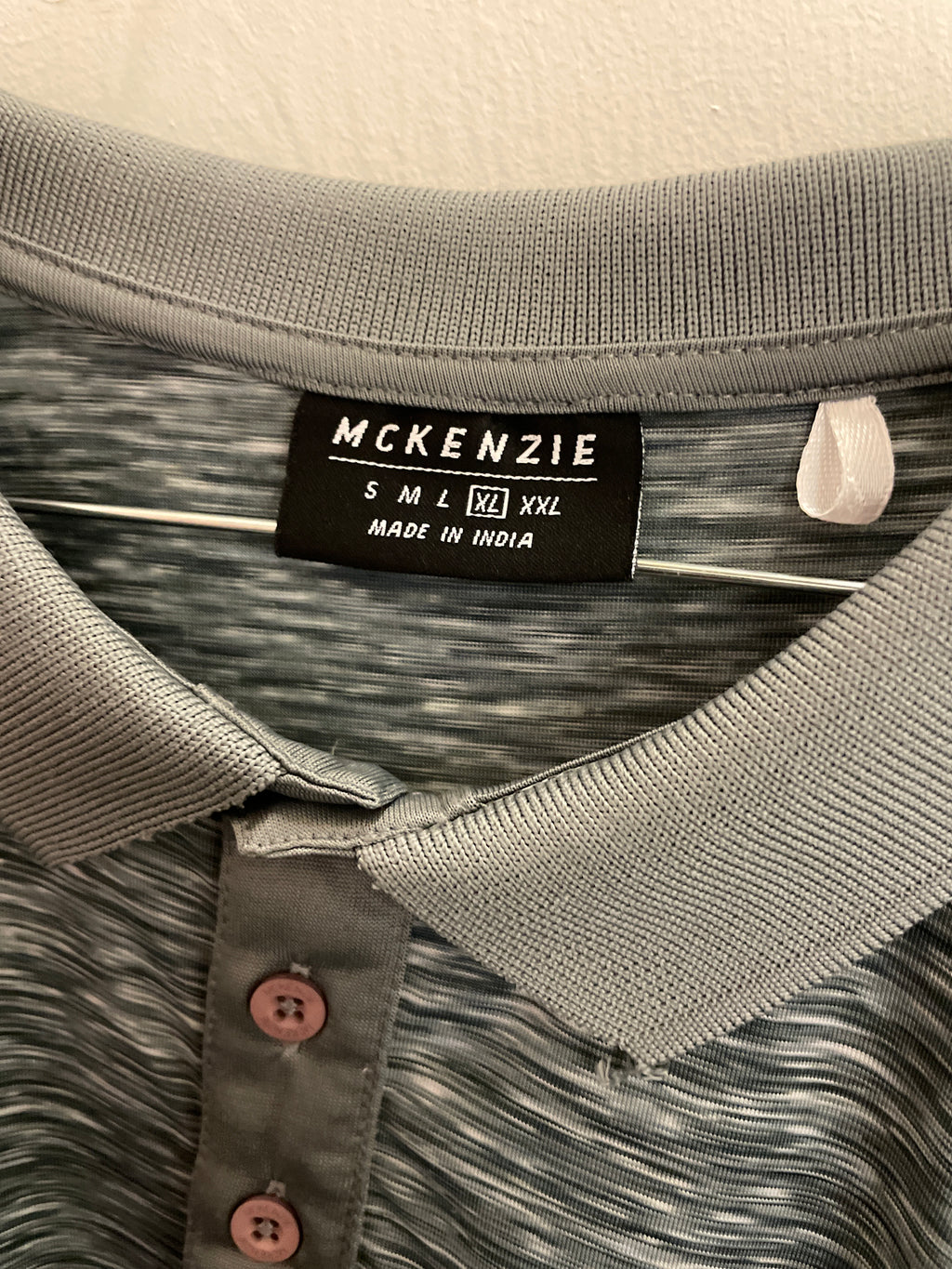 Vintage mckenzie grey mens polo shirt size XL