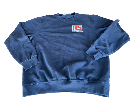 Vintage Hakro RS print Navy blue sweatshirt in S|L26 W21| SKU 4422