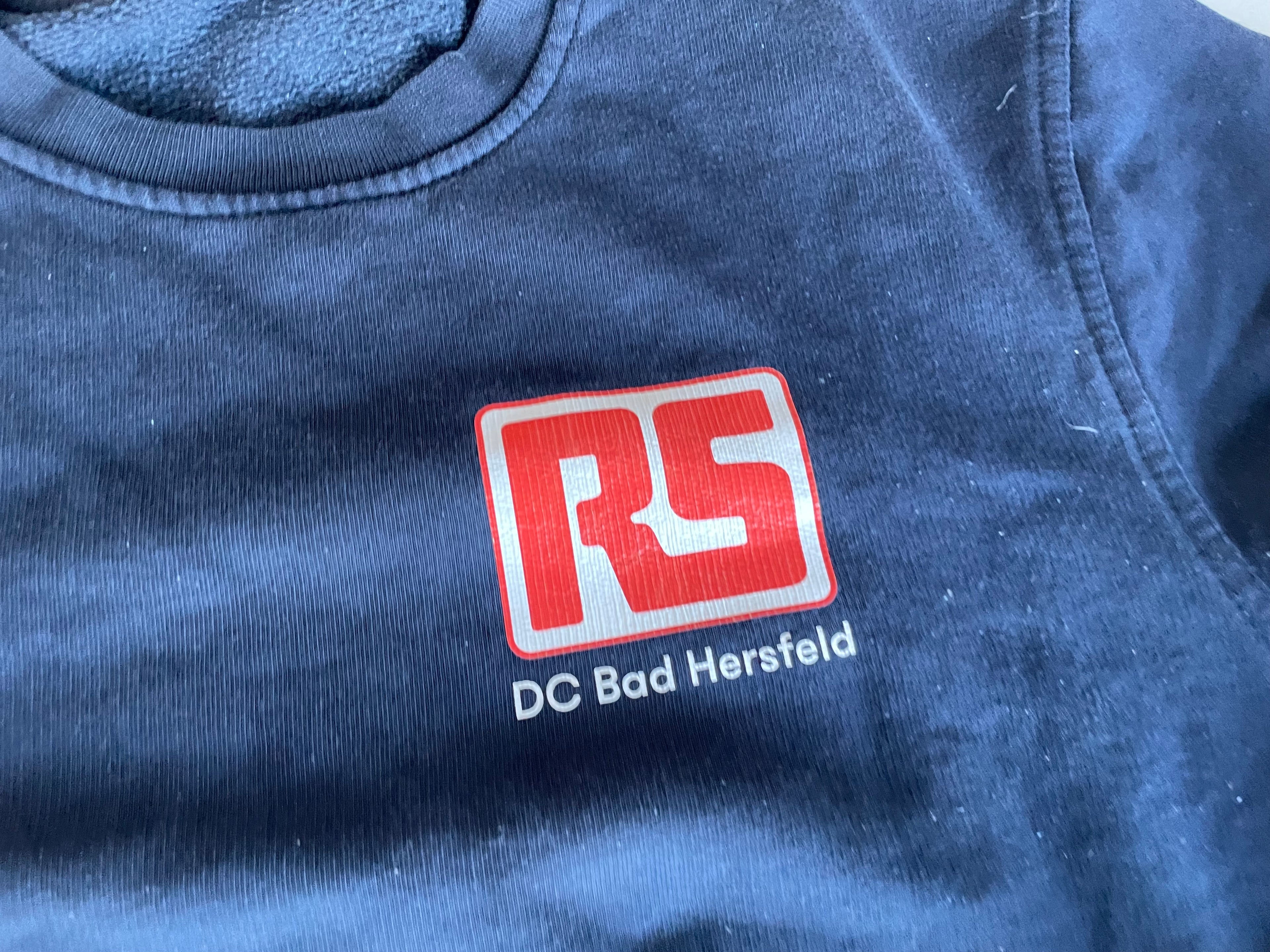 Vintage Hakro RS print Navy blue sweatshirt in S|L26 W21| SKU 4422