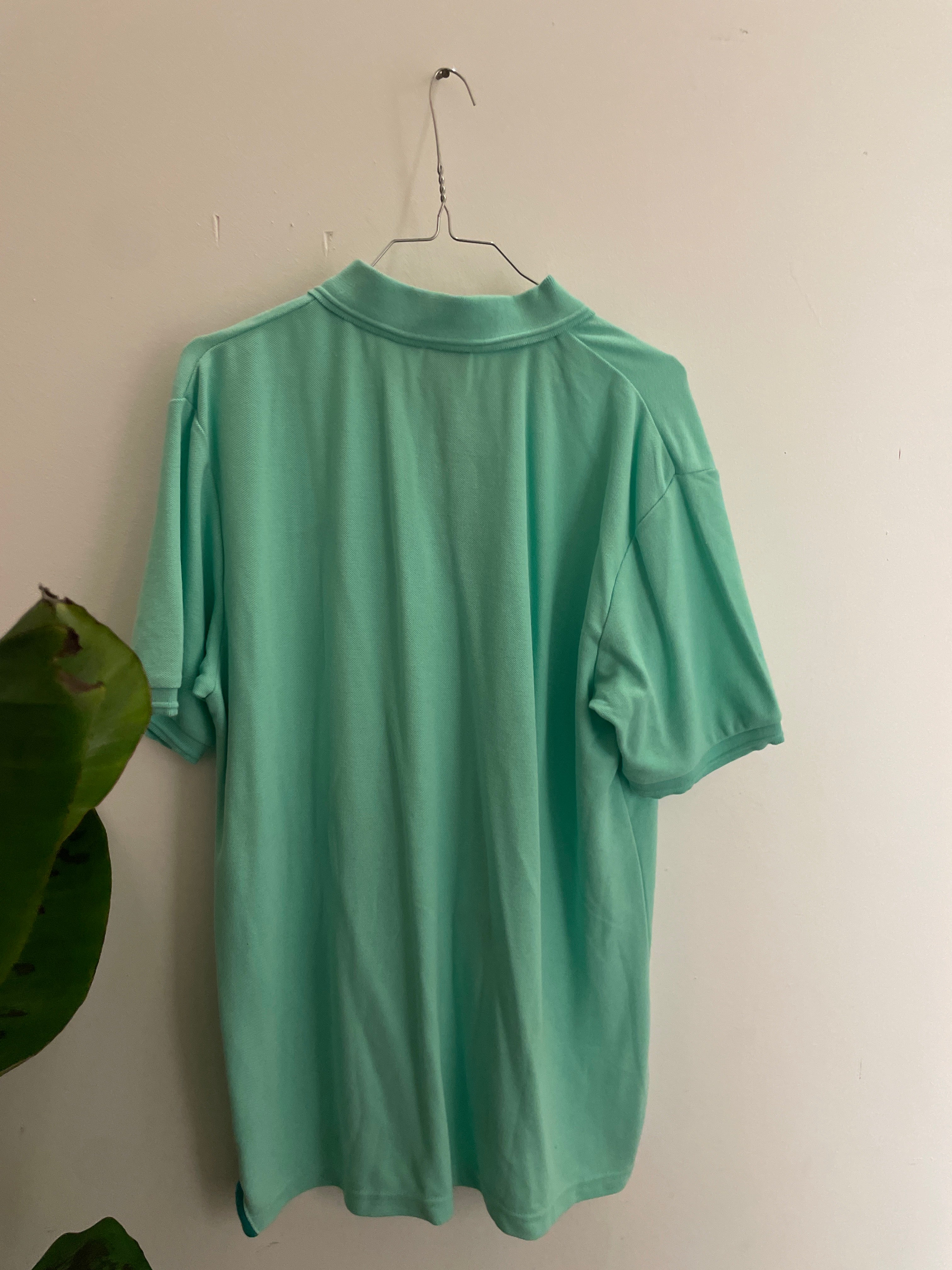 Vintage blue slazenger mens polo shirt size L