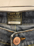 Vintage blue maverick boot fit mens jeans trousers