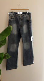 Vintage blue maverick boot fit mens jeans trousers