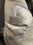 Vintage blue maverick boot fit mens jeans trousers