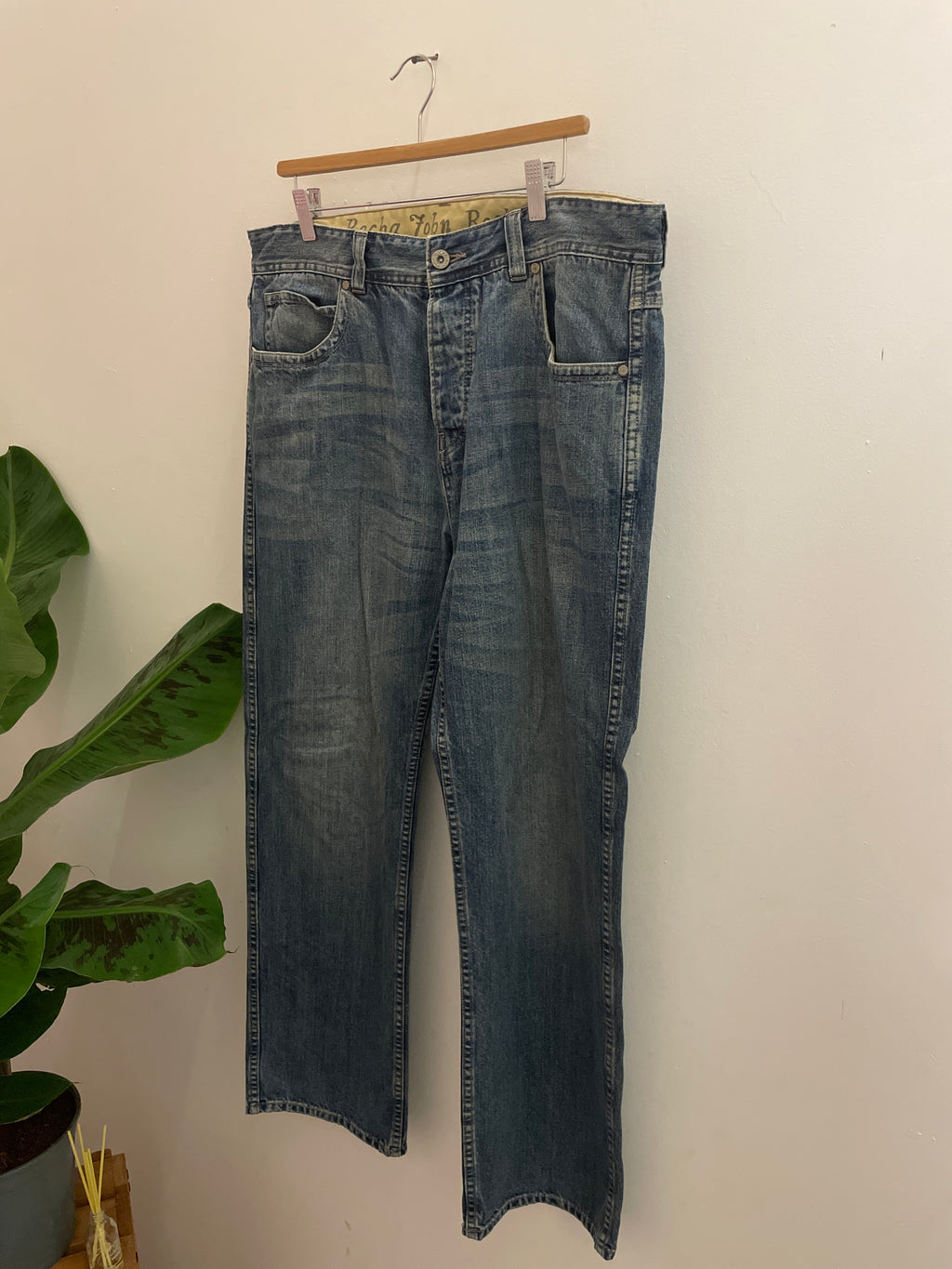Vintage blue john rocha mens jeans trousers