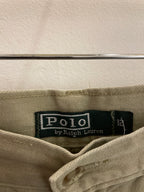 Vintage cream polo ralph lauren mens chinos trousers