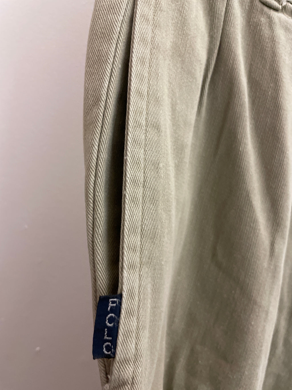 Vintage cream polo ralph lauren mens chinos trousers