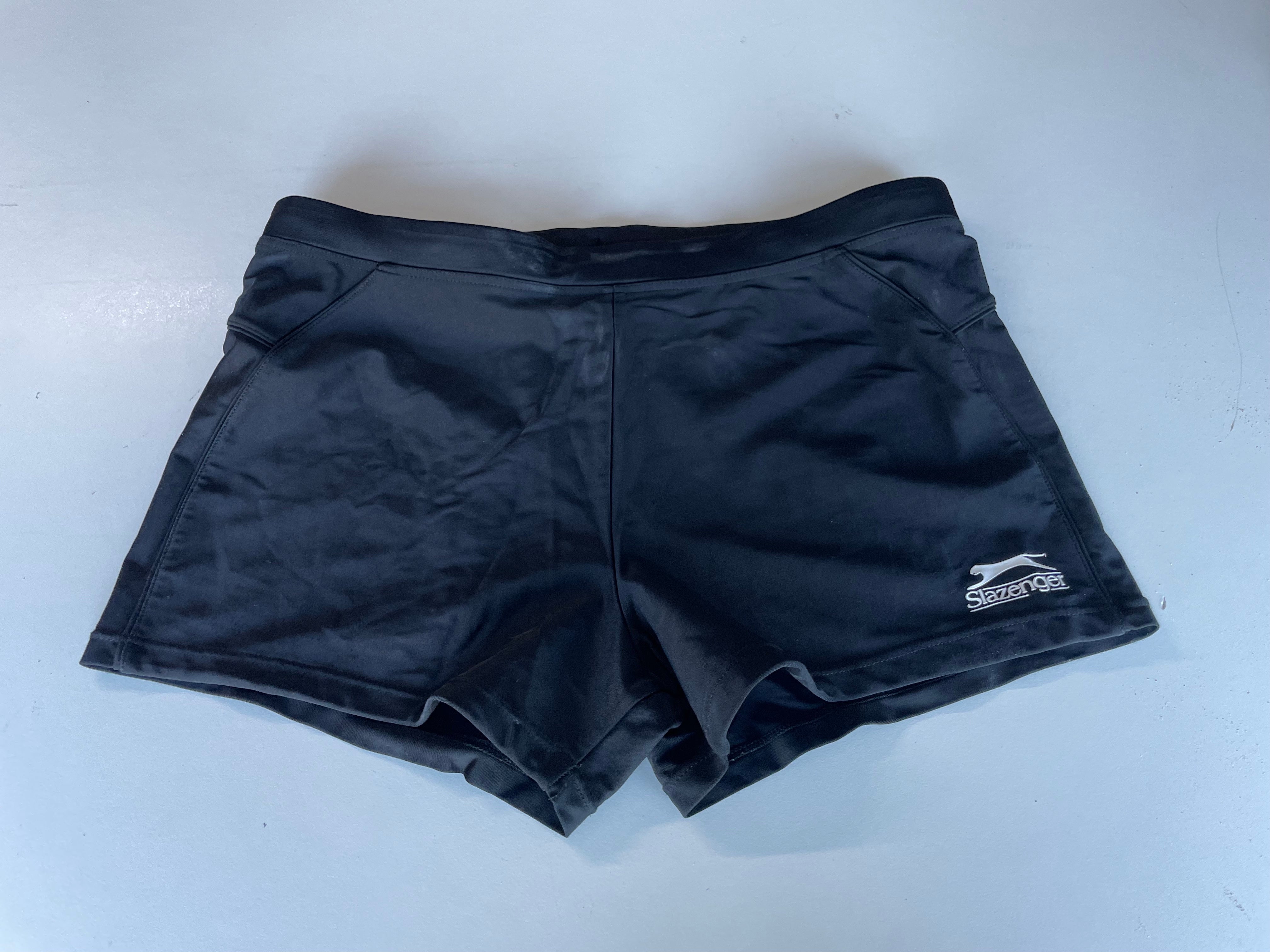 Vintage Slazenger black swim short size S|L2 30| SKU 4430