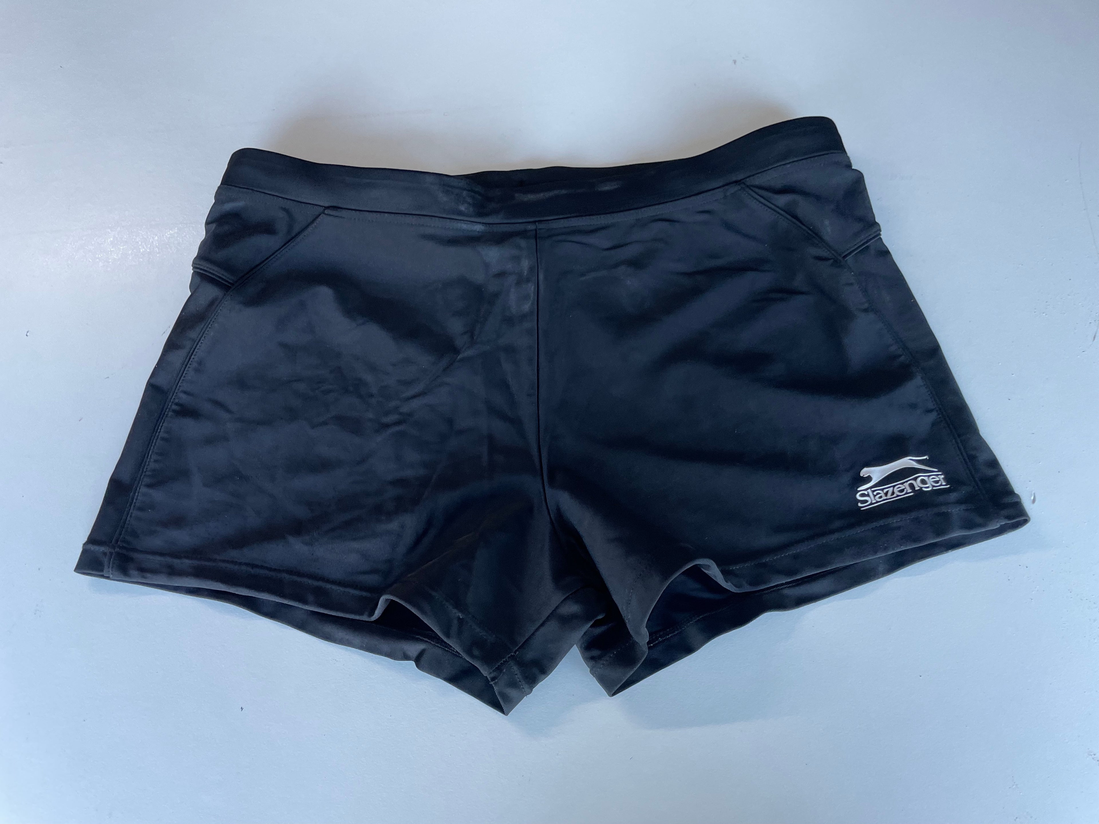 Vintage Slazenger black swim short size S|L2 30| SKU 4430