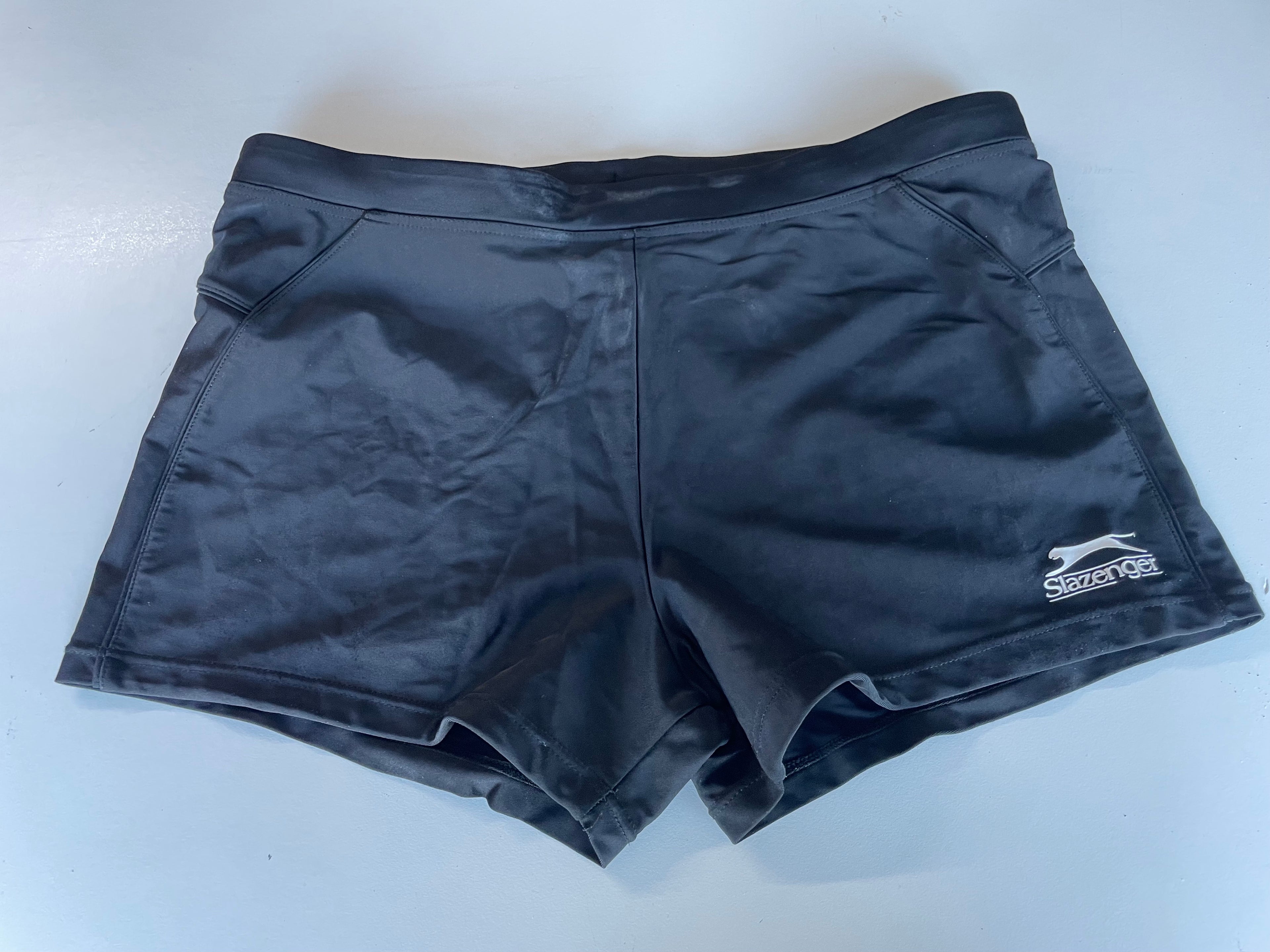 Vintage Slazenger black swim short size S|L2 30| SKU 4430