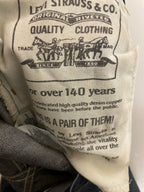 Vintage blue levis strauss & co mens jeans trousers size M