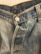 Vintage levis blue mens cut off large short