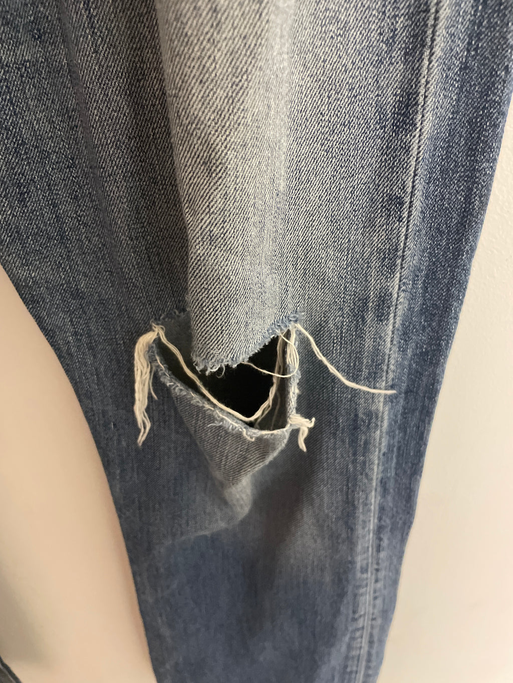 Vintage levis strauss & co blue standard fit crazy jeans trousers size L