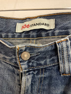 Vintage levis strauss & co blue standard fit crazy jeans trousers size L