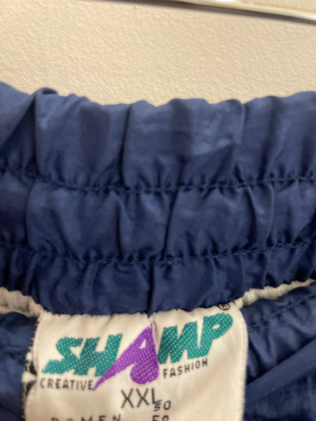 Vintage shamp shell blue track pant size XXL