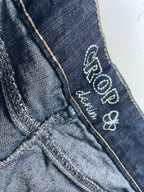 Vintage women's blue denim trouser in L| L 21 W32| SKU 4436