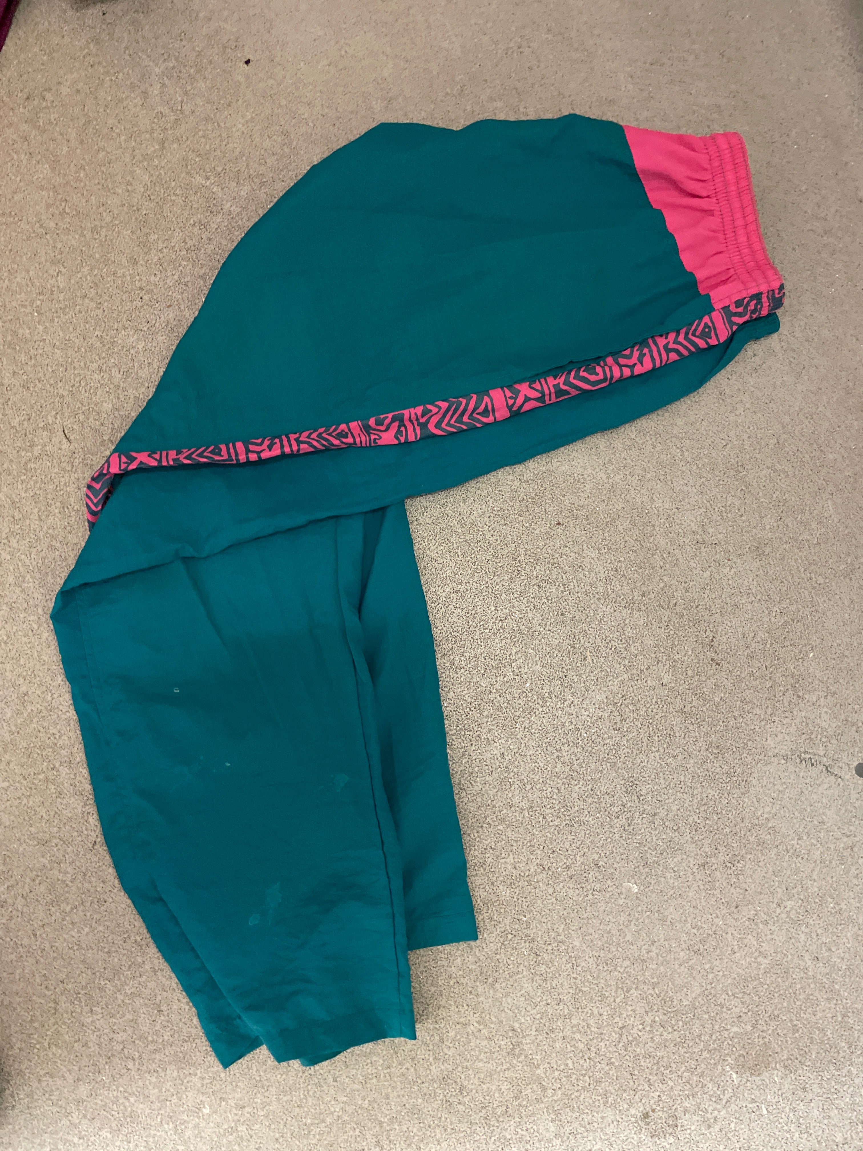 Vintage green decathlon track pant size M