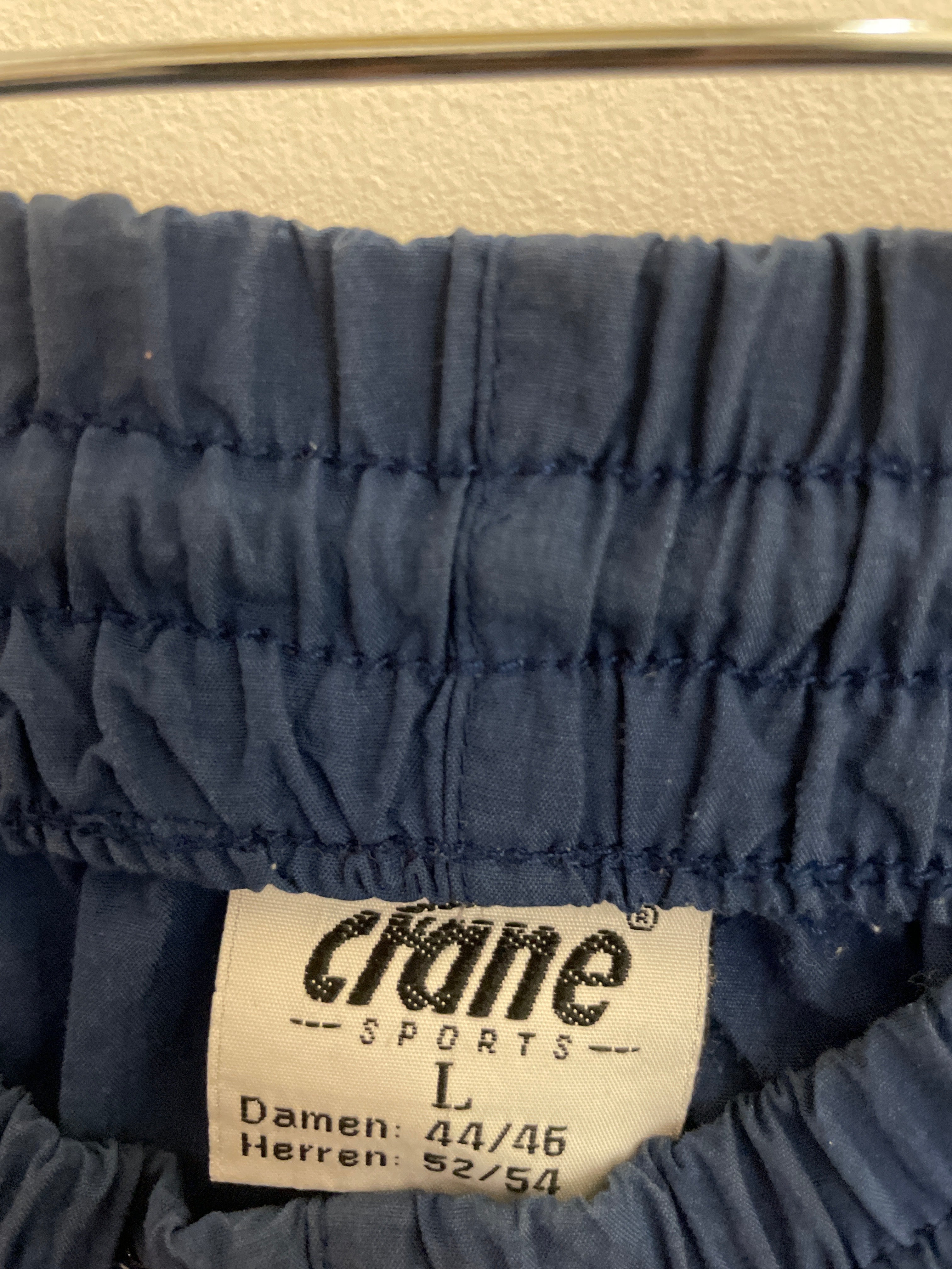 Vintage blue crane sport track pant size L