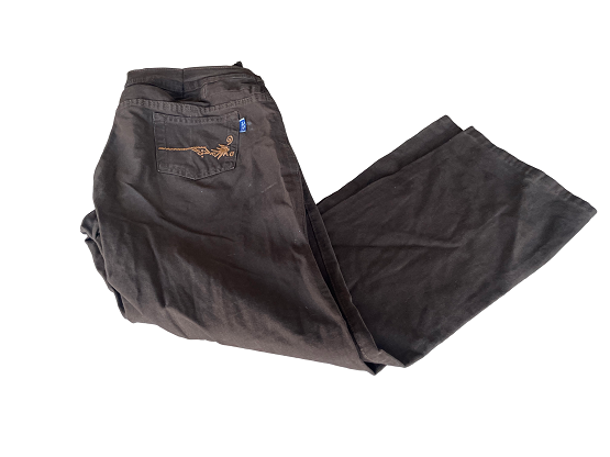 Vintage women's Filtro collection brown trouser in L|L28 W36|SKU 4439