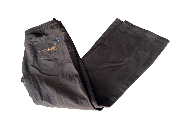 Vintage women's Filtro collection brown trouser in L|L28 W36|SKU 4439