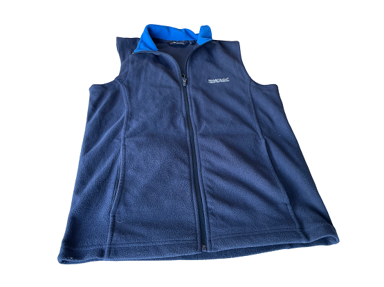 Vintage blue Regatta Great Outdoor sleeveless jacket in S|L26 W19| SKU 4443