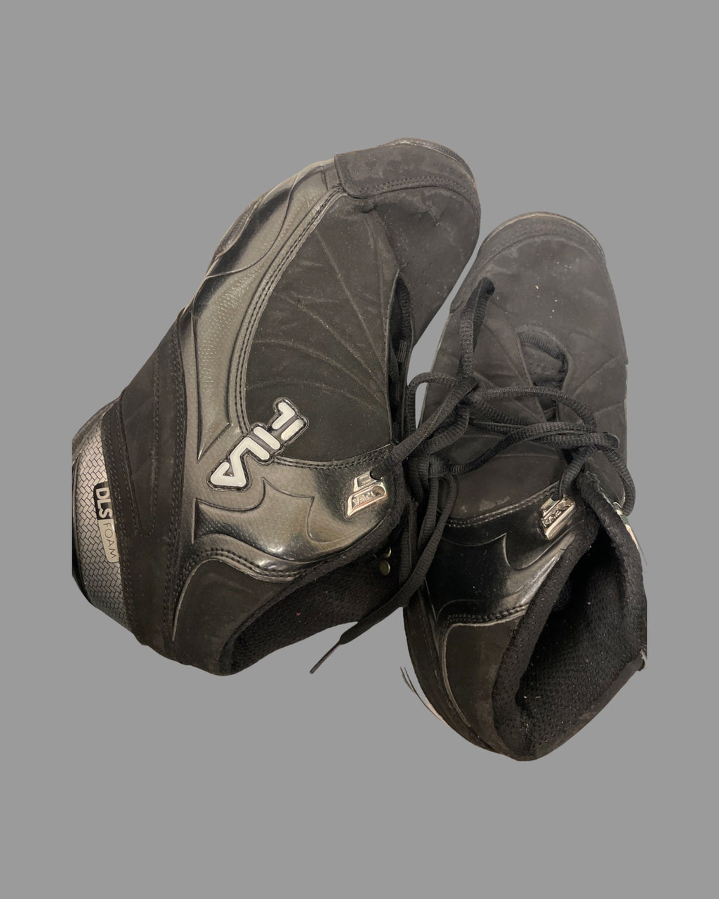 Vintage black fila coolmax DLS foam sneakers uk 6