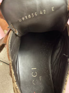 Vintage brown mens gucci gussisima shoe size 42