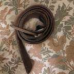 Vintage pieces mens leather brown belt size S