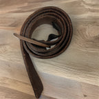 Vintage pieces mens leather brown belt size S