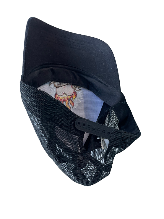 Vintage black True love graphics tucker cap| One size| SKU 4453