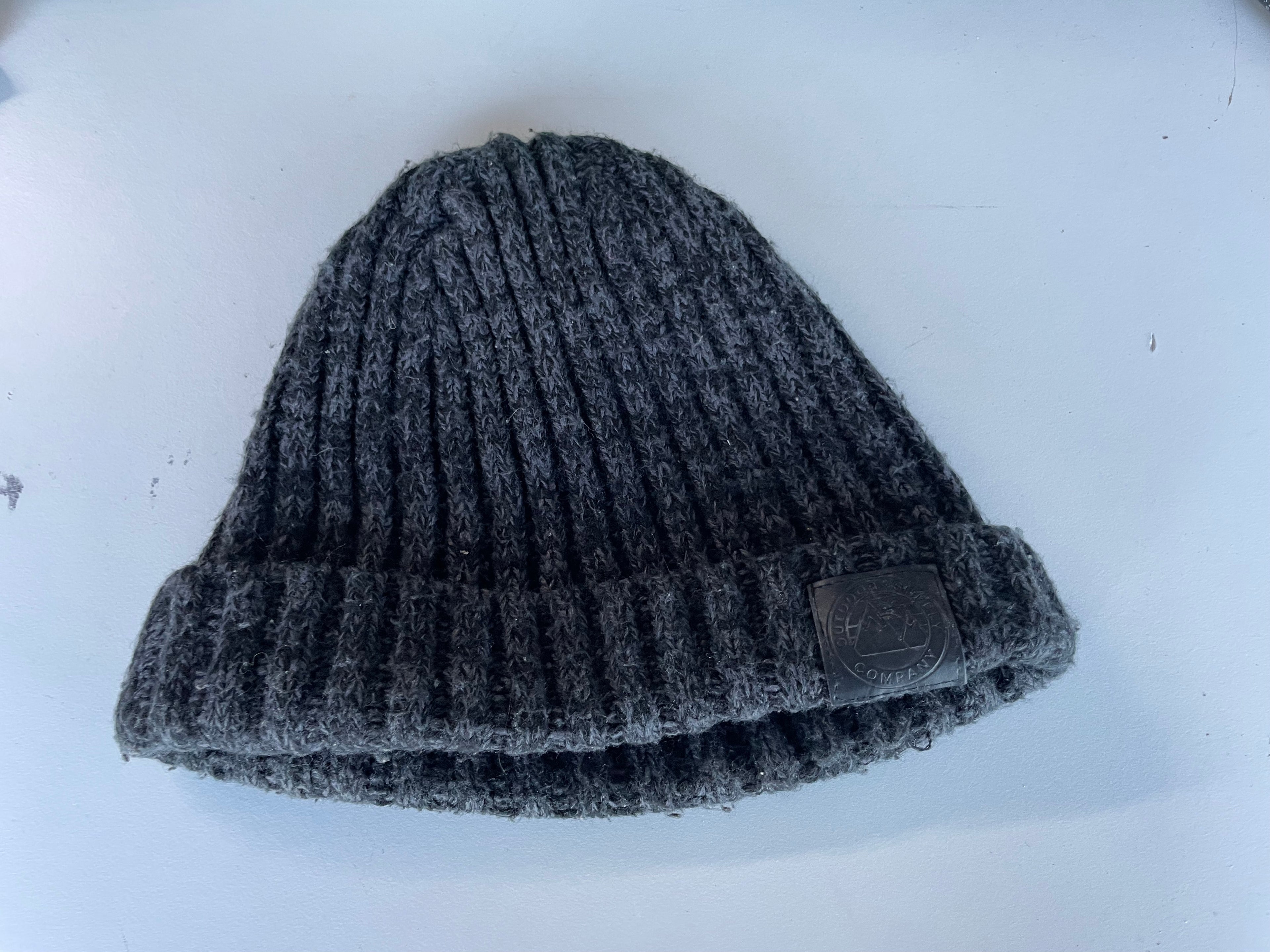 Vintage Outdoor supply company grey beanie cap|One size| SKU 4454
