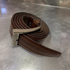 Vintage men casual brown leather belts