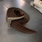 Vintage men casual brown leather belts