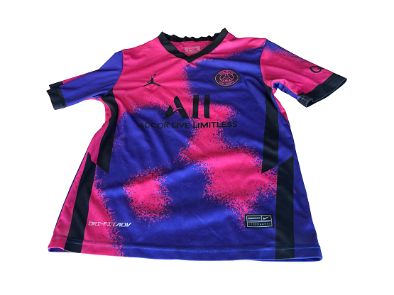 Vintage Nike Paris Saint Germain 2020/2021 Sergi Ramos purple jersey|L24 W17|SKU 4458  