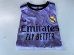Vintage Real Madrid 2022/2023 fly emirate purple away jersey in M|L28W20|SKU 4459
