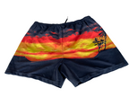 Vintage men's Hawaii beach summer orange short in M|L 3 W28|SKU 4461