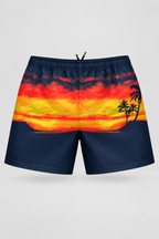 Vintage men's Hawaii beach summer  orange short in M|L 3 W28|SKU 4461