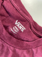Vintage men's Vans of the wall purple short sleeve tees in S|L26 w18|SKU 4462