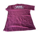 Vintage men's Vans of the wall purple short sleeve tees in S|L26 w18|SKU 4462