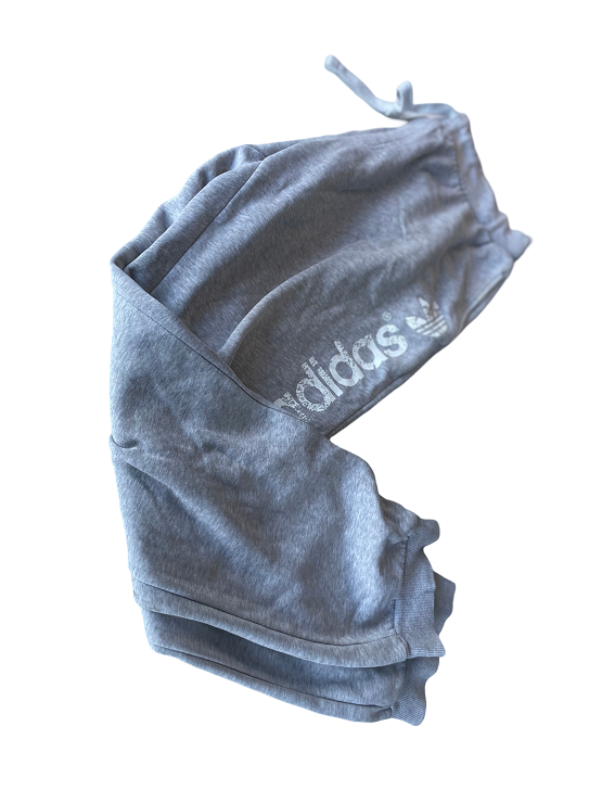 Vintage grey Adidas men's jogger pant in L|L30 W36| SKU 4463