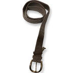 Vintage mens faux brown leather belt