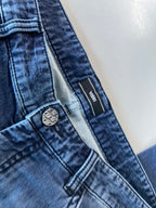 Vintage women's blue Verri denim jeans in L| W32 L30| SKU 4465