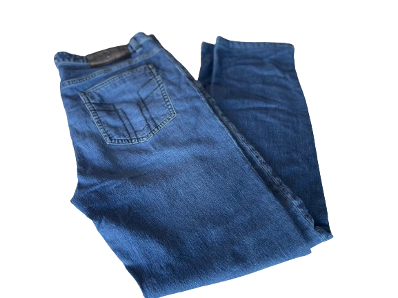 Vintage women's blue Verri denim jeans in L| W32 L30| SKU 4465