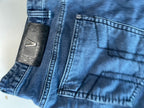 Vintage women's blue Verri denim jeans in L| W32 L30| SKU 4465